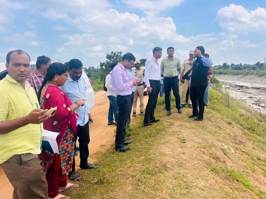 కాగిత రామచంద్రపురంలో పర్యటించిన కేంద్ర బృందం