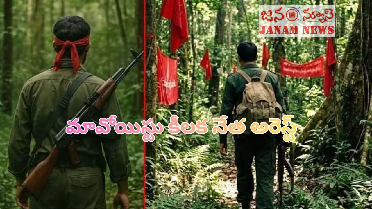 మావోయిస్టుల కుట్ర విఫలం! ప్రముఖ నేత రవి సహా ముగ్గురు అరెస్టు
