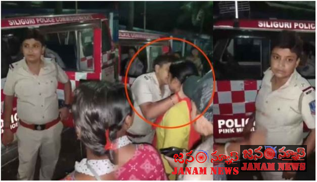 పోలిస్ అధికారిని పిచ్చి వేషాలు..బూతులు తిడుతున్న నెటిజన్లు (వీడియో చూడండి)