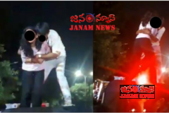 పోలీస్ జీపు పైకి ఎక్కి పిచ్చి వేషాలు వేసిన జంట .. ఆ తర్వాతా (వీడియో చుడండి)
